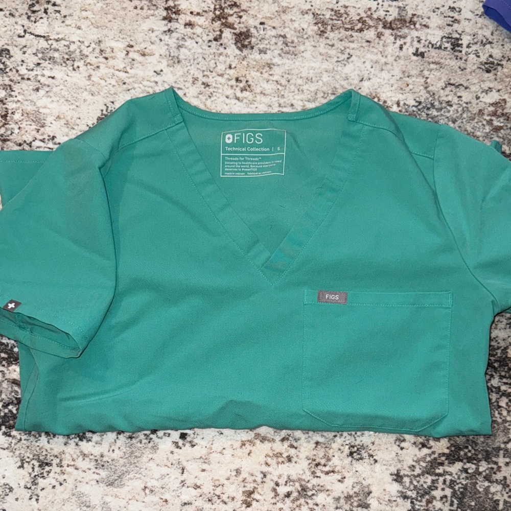 Figs surgical green Catarina Scrub Top